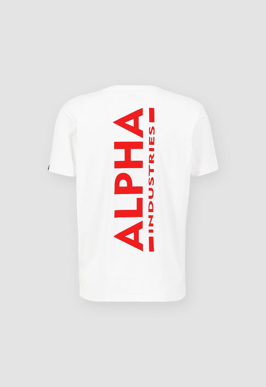 Nadruk na plecach T-shirt Alpha Industries 128507