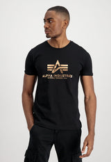Basic T-Shirt Nadruk Foliowy 100501FP Alpha Industries