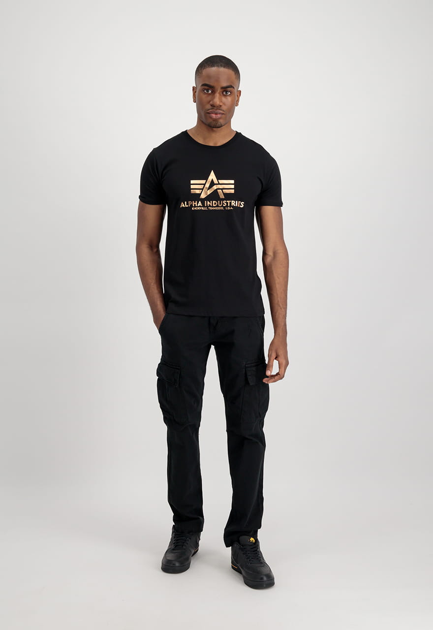 Basic T-Shirt Nadruk Foliowy 100501FP Alpha Industries