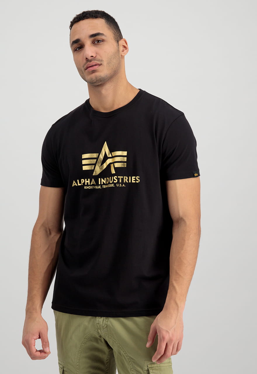 Basic T-Shirt Nadruk Foliowy 100501FP Alpha Industries