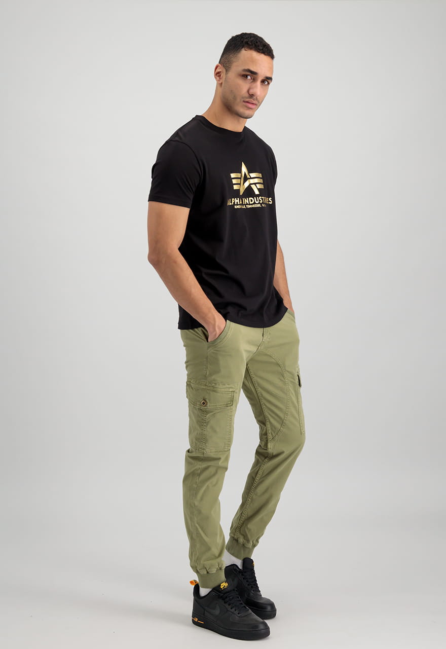 Basic T-Shirt Nadruk Foliowy 100501FP Alpha Industries