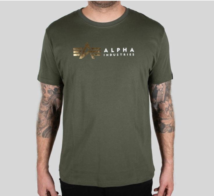 Alpha Label T Foil Print Koszulka Alpha Industries 118502FP