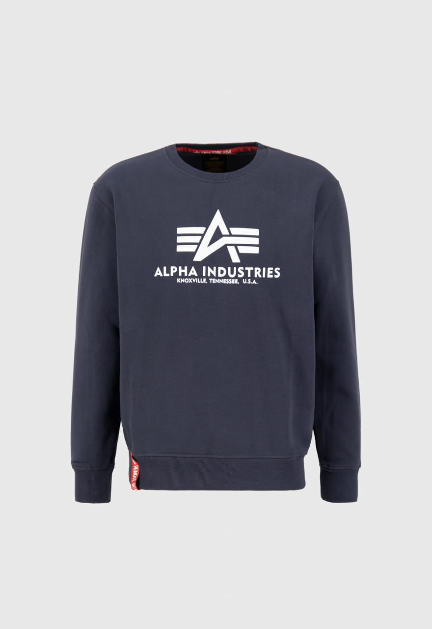 Basic Sweater Bluza bez kaptura Alpha Industries 178302