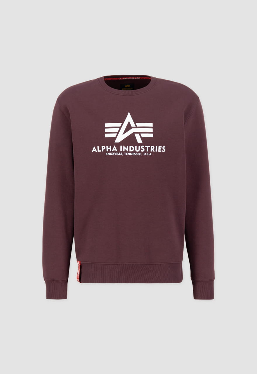 Basic Sweater Bluza bez kaptura Alpha Industries 178302