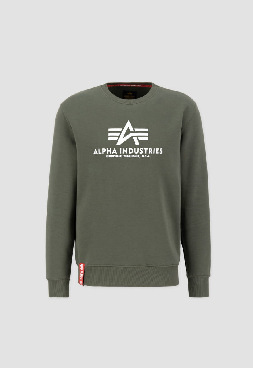Basic Sweater Bluza bez kaptura Alpha Industries 178302
