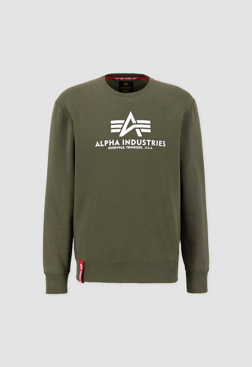Basic Sweater Bluza bez kaptura Alpha Industries 178302