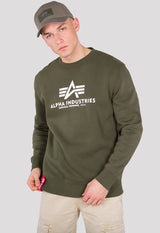Basic Sweater Bluza bez kaptura Alpha Industries 178302