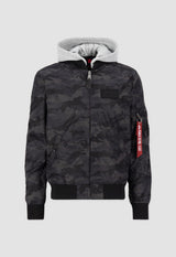 MA-1 TT Hood Camo Alpha Industries Kurtka 196108C