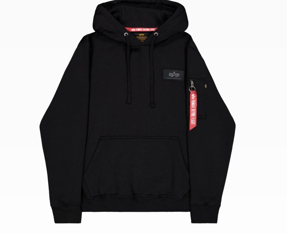 Bluza z kapturem z nadrukiem na plecach Alpha Industries XL/2XL/3XL/4XL 178318