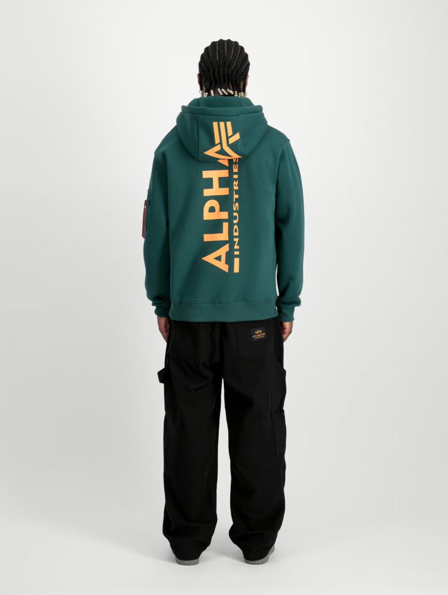 Bluza z kapturem z nadrukiem na plecach Alpha Industries XL/2XL/3XL/4XL 178318