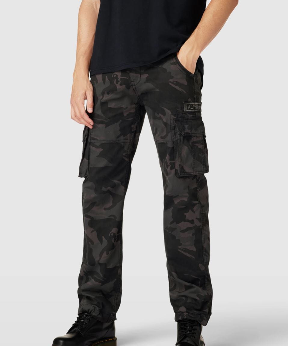 Jet Pant Camo Spodnie bojówki Alpha Industries 101212C