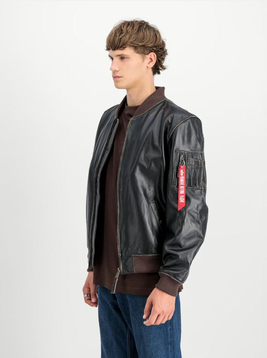 MA-1 Skóra LF Kurtka Skórzana Alpha Industries 138121