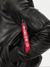Kurtka skórzana Alpha Industries MA-1 Leather Bomber Jacket 156141 L/XL/2XL/3XL