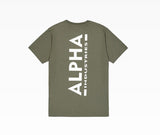 Nadruk na plecach T-shirt Alpha Industries 128507
