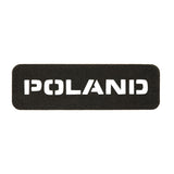 M-Tac naszywka Poland (na wylot) 25x80 Laser Cut