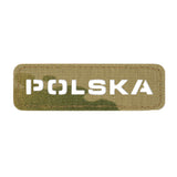 M-Tac Poland patch (cut-through) 25x80 Laser Cut
