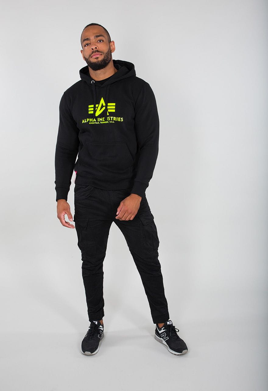 Basic Hoody Neon Print Alpha Industries L/XL/2XL Bluza Odblaskowa 178312NP