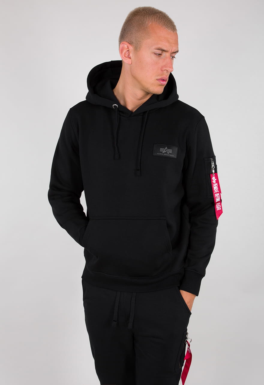 Bluza męska Alpha Industries z nadrukiem z tyłu i nadrukiem moro 178318CP