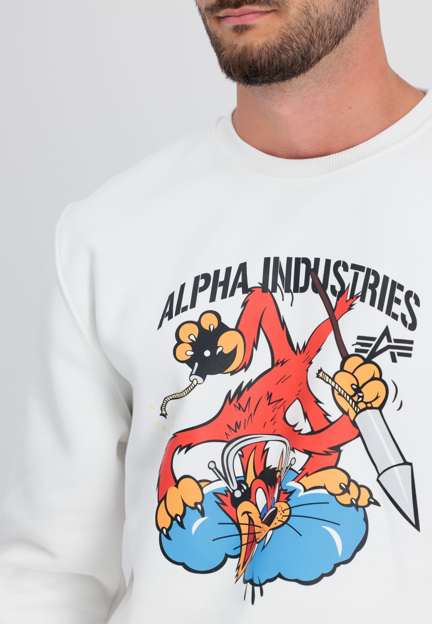 Fighter Squadron Sweter Alpha Industries L/XL/2XL Bluza Męska 108304