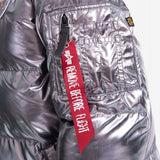 Pikowana kurtka z kapturem NASA Metallic FD Alpha Industries L/XL 118104