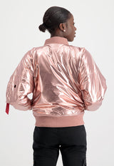 MA-1 OS Metallic Wmn Kurtka Alpha Industries M 128001MF