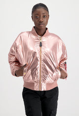 MA-1 OS Metallic Wmn Kurtka Alpha Industries M 128001MF