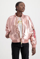 MA-1 OS Metallic Wmn Kurtka Alpha Industries M 128001MF