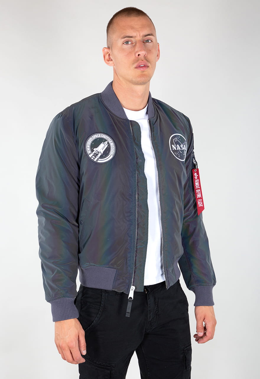 MA-1 NASA Rainbow Ref. Kurtka Odblaskowa Alpha Industries L B15-3 TT Camo Kurtka Alpha Industries 128112RR