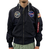 Kurtka MA-1 Zip Hood Apollo NASA Alpha Industries L/XL/2XL 136106