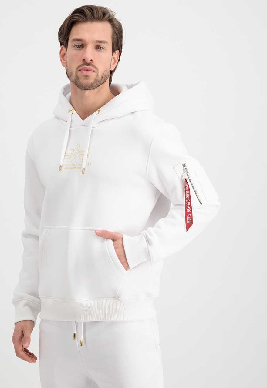 Basic Hoody ML Foil Print Bluza Alpha Industries 3XL 106332