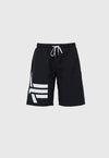 Krótkie spodenki kąpielowe z bocznym nadrukiem Alpha Industries M 106812