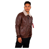 G1 Skórzana kurtka ALPHA INDUSTRIES 2XL/3XL128191 - 20 - brązowy