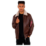 G1 Skórzana kurtka ALPHA INDUSTRIES 2XL/3XL128191 - 20 - brązowy