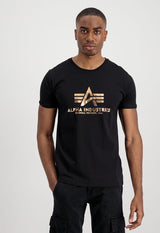 Basic T-Shirt Nadruk Foliowy 100501FP Alpha Industries