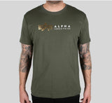 Alpha Label T Foil Print Koszulka Alpha Industries 118502FP