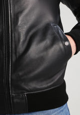 MA-1 Leather Light Weight II Bomber Jacket Kurtka Skórzana Alpha Industries 176151