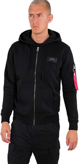 Rozpinana bluza z kapturem z nadrukiem na plecach 128342