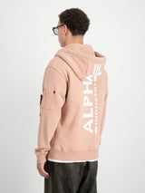Rozpinana bluza z kapturem z nadrukiem na plecach 128342