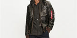 MA-1 D-Tec Leather Skórzana kurtka Alpha Industries193129