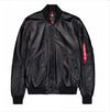 Kurtka skórzana Alpha Industries MA-1 Leather Bomber Jacket 156141 L/XL/2XL/3XL